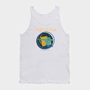 Sagittarius Zodiac Astrology Symbol Tank Top